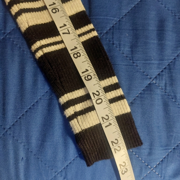 Kendall & Kylie Women's Striped Black and White Knit Dress Size XS - Picture 5 of 7